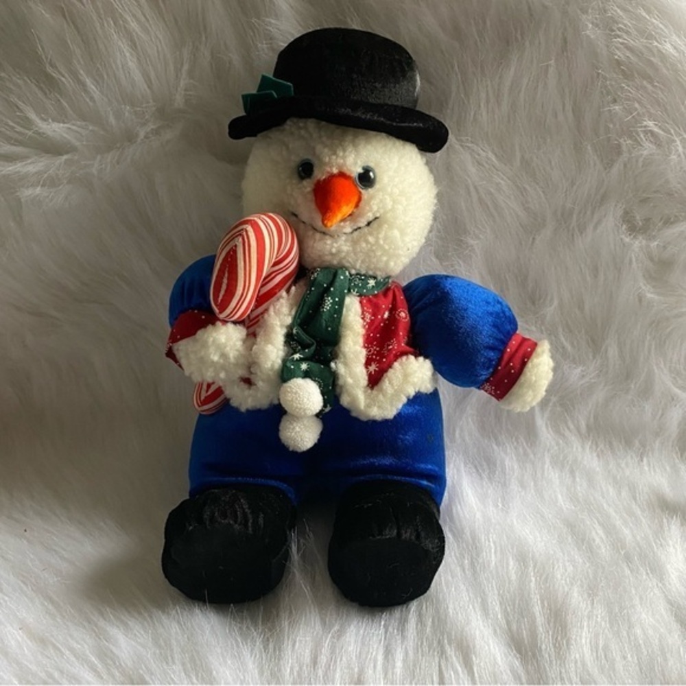 Christmas Frosty The Snow Man With Top Hat - Picture 1 of 5